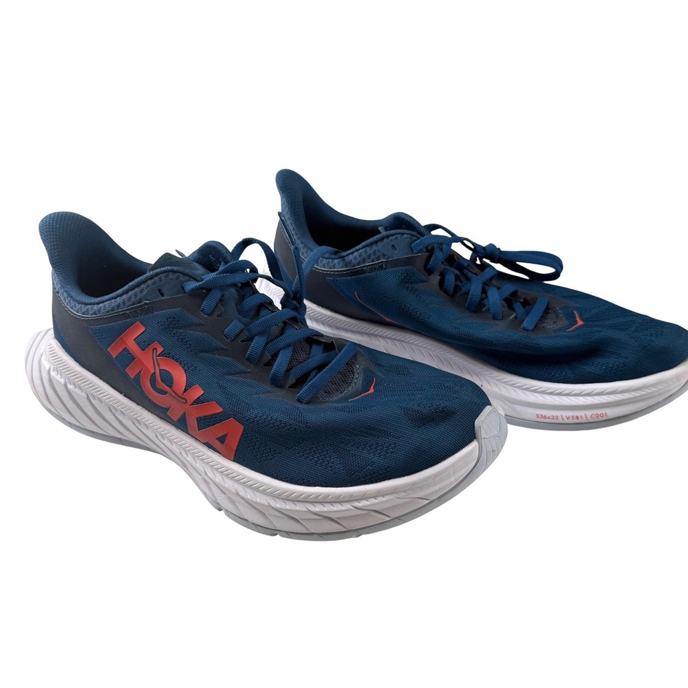 Hoka One One Carbon X 2 Running Shoes‎ Blue Orange Womens Size 9